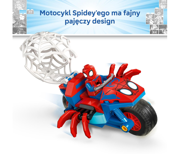 LEGO Marvel 11206 Spidey na motocyklu kontra Rhino - 1473401 - zdjęcie 10